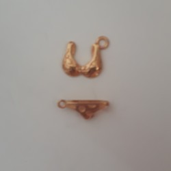 Swimsuit 16x12mm/15mm Gold Plated Swimsuit 16x12mm/15mm Gold Plated