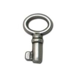 Key 12x22mm Antique Silver Key 12x22mm Antique Silver