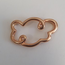 Cloud 32x20mm Gold Plated Cloud 32x20mm Gold Plated