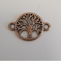 Tree of Life 15mm  Brass Antique Tree of Life 15mm  Brass Antique