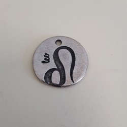 Leo 18 mm Antique Silver Leo 18 mm Antique Silver