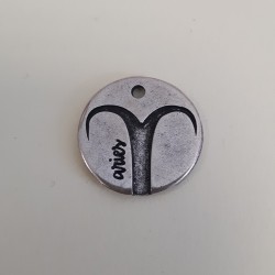 Aries 18 mm Antique Silver Aries 18 mm Antique Silver