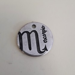 Scorpio 18 mm Antique Silver Scorpio 18 mm Antique Silver