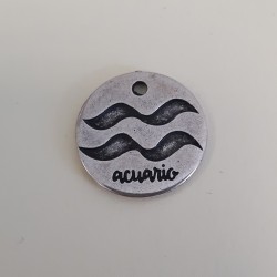 Aquarius 18 mm Antique Silver Aquarius 18 mm Antique Silver