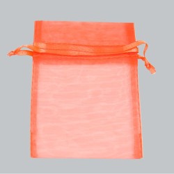 Organza Pouch bags 9Х12 cm Orange 10 pcs. Organza Pouch bags 9Х12 cm Orange 10 pcs.