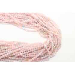 Beryl  Morganite Faceted 3mm Beryl  Morganite Faceted 3mm