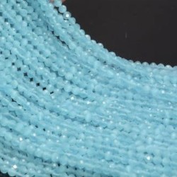 Cat's Eye Turquoise Faceted 3mm