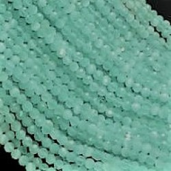 Cat's Eye Mint Faceted 3mm Cat's Eye Mint Faceted 3mm