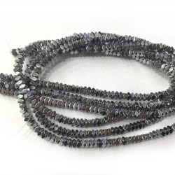 Hematite Cut Silver Colour 2X3 mm Hematite Cut Silver Colour 2X3 mm
