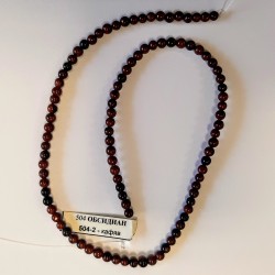 Obsidian Brown - 4mm  Obsidian Brown - 4mm