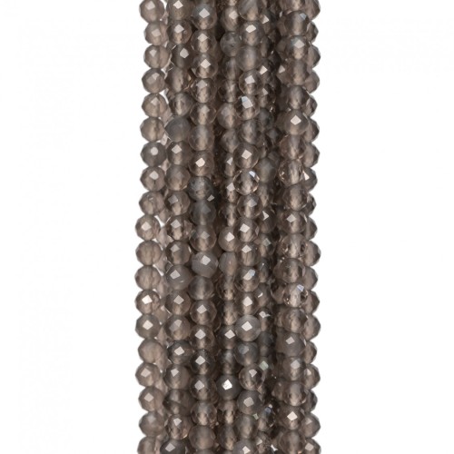 Smoky Quartz Faceted 3mm