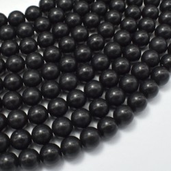 Shungite- 6mm  Shungite- 6mm