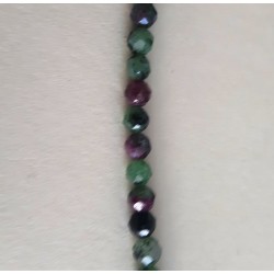 Ruby Zoisite Faceted 3mm Ruby Zoisite Faceted 3mm