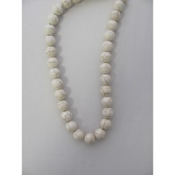 Howlite - Bone White- 8mm Howlite - Bone White- 8mm