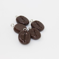 Coffee Bean Pendant  Coffee Bean Pendant