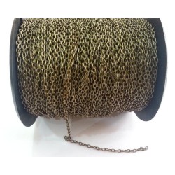 Chain 2.5 mm Brass Antique Colour Chain 2.5 mm Brass Antique Colour