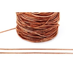 Beading (cardano) Chain 1.5 mm Copper Plated Beading (cardano) Chain 1.5 mm Copper Plated
