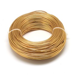 Aluminium Wire Gold Colour 1mm- 10 m coil Aluminium Wire Gold Colour 1mm- 10 m coil
