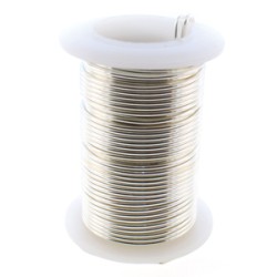 Copper Wire Silver Plated 0,6 mm  Copper Wire Silver Plated 0,6 mm