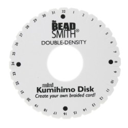 Kumihimo Disk Double Density 4.25 (11cm) In / 3.5cm Hole Diam.  Kumihimo Disk Double Density 4.25 (11cm) In / 3.5cm Hole Diam.