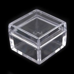 Square Plastic Container 2.5x2.5x1.5 cm 12 PCS. SET  Square Plastic Container 2.5x2.5x1.5 cm 12 PCS. SET