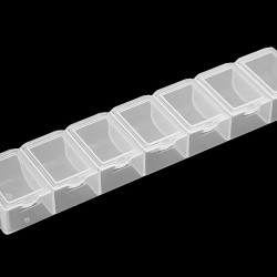 Plastic Container / Storage Box 7 slots Plastic Container / Storage Box 7 slots